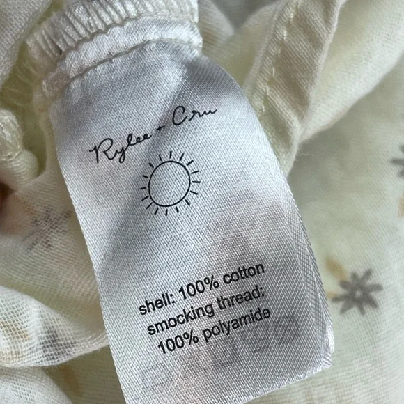 Rylee and cru size large cream colored tiered maxi dress - Picture 5 of 5